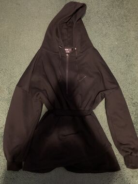 Popflex Game Day Black Hoodie Dress